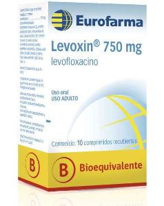 Levoxin 750 mg x 10 comprimidos EUROFARMA